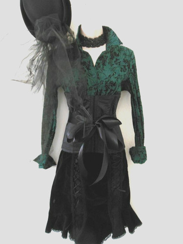 Costume steampunk blusa - steampunk, m,