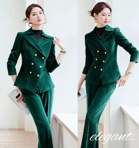 Completo donna elegante verde - completo,