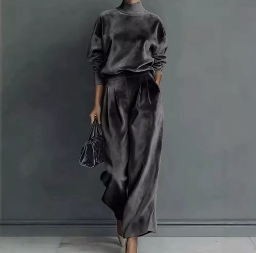 Completo donna grigio effetto - donna,