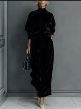 Completo Donna Marrone Effetto