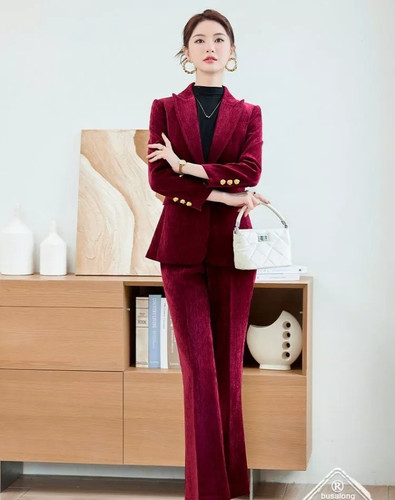 Completo donna velluto - completo,